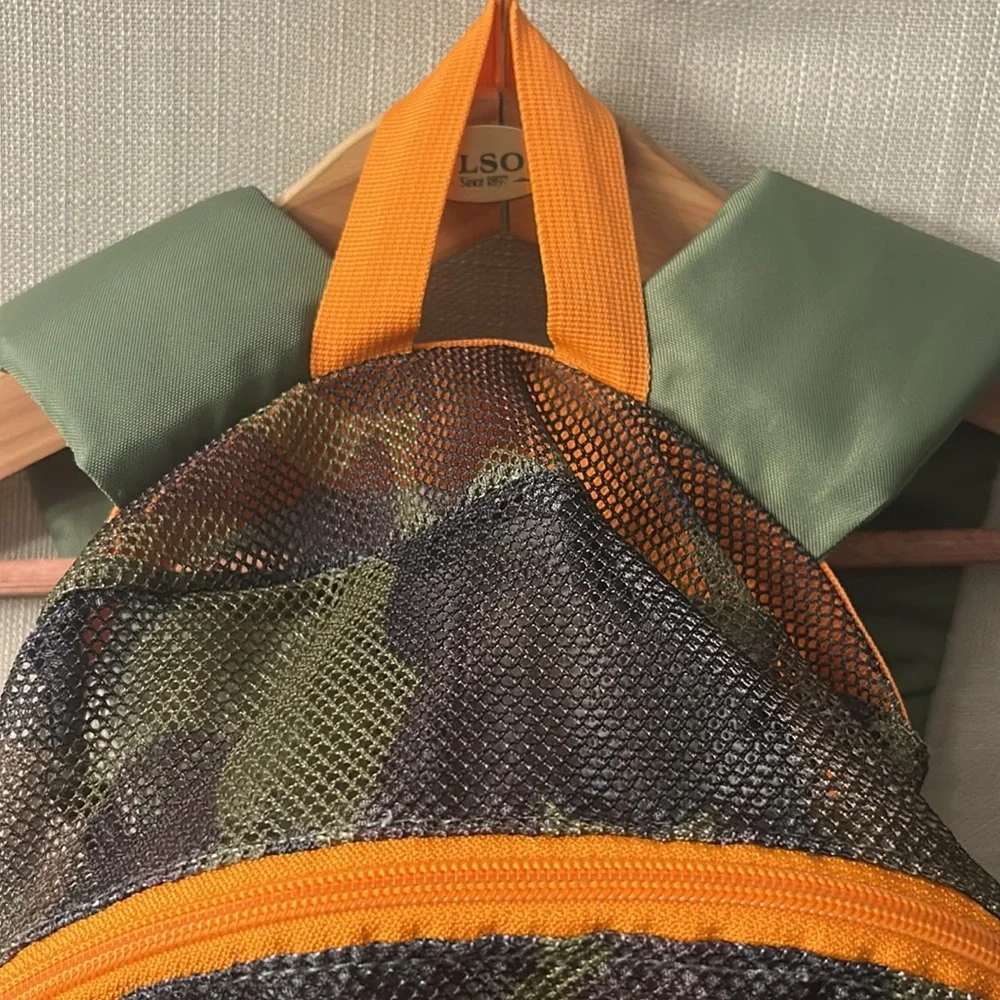 Austin Trading Co. camo mesh backpack